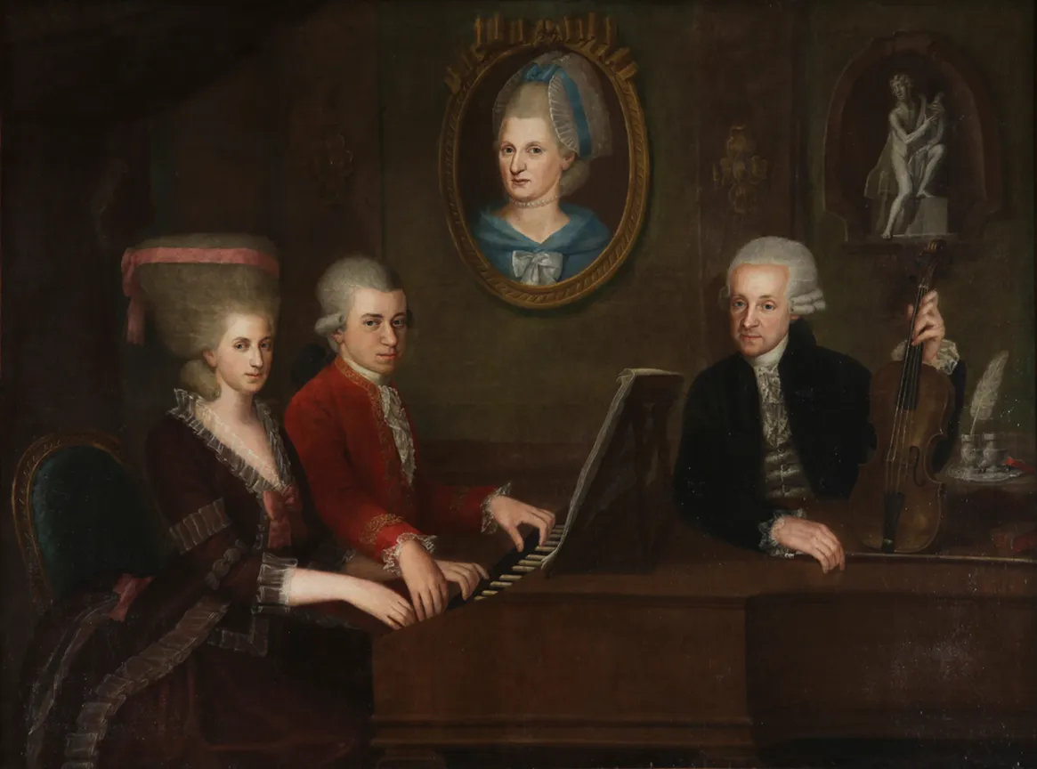 Familiengemälde von 1780/81 - Foto @ Internationale Stiftung Mozarteum